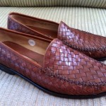 Men’s Cole Haan Weave Brown Slip On 11 M Dress Casual Slip On