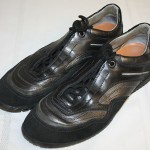 Mens Boss by Hugo Boss Black Leather Lace Up Casual Shoes Size 10M