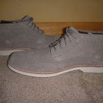 TIMBERLAND EARTHKEEPERS STORMBUCK BROGUE CHUKKA SZ 9 GREY SUEDE 5835R