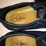 COLE HAAN NIKE AIR BLACK LEATHER SLIP-ON VELCRO DRIVING LOAFERS G SERIES 10.5 M
