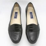 Mens shoes COLE HAAN Italy BRAGANO black soft leather slip on loafers sz 12 M
