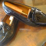 “VINTAGE” GORGEOUS ‘BLACK” COLE HAAN “TASSEL FRINGE” LOAFERS SZ10(D) SHARP