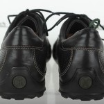 Mens Cole Haan Stylish Black Leather Fashion Sneakers Shoes Sz. 9.5 M