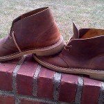 Clarks Clark Mens Desert Boot 78358 Leather Chukka Boots [ Beeswax ]