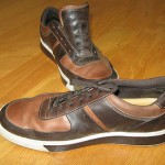COLE HAAN G SERIES BROWN LEATHER SNEAKERS CASUAL SHOES SIZE 7.5 M