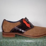 COLE HAAN NIKE AIR COLTON SUEDE CROC SADDLE OXFORD MEN’S SHOES 13 M New w/o Box