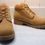 TIMBERLAND Men’s Sz 9.5 NWOB 4-Eyelet Camel Nubuck Suede Waterproof Work Boots