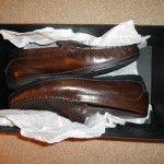 HUGO BOSS BROWN COMFORT DRIVING LOAFER SHOES  SIZE 9.5 D  LUX $325. NEW.!!