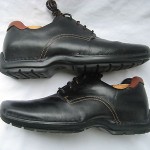 COLE HAAN BLACK LEATHER SPLIT TOE OXFORDS SIZE 10 MEDIUM