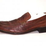 Cole Haan Mens size 12 M slip on loafers brown leather comfort shoes