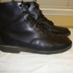 Clarks Original Desert Mali Black Leather Ankle Boots Size: 9.5 US/ 43 EUR