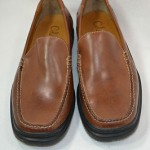 COLE HAAN LEATHER LOAFERS SLIP-ONS NIKE AIR BROWN MENS SIZE 10M NWOB