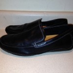COLE HAAN NIKE AIR DRIVING LOAFERS G SERIES LEATHER MEN’S BLACK 10.5M