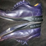 MENS COLE HAAN NIKE AIR LEATHER SHOES BLUE OXFORD SPORT SIZE 12