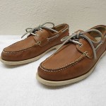 COLE HAAN MENS YACHT CLUB NIKE AIR BROWN LEATHER TWO EYE BOAT SHOE SZ 10.5 M