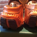 clarks shoes brown slip on 9 M