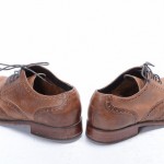 COLE HAAN C10027 NIKE AIR 10.5 M brown leather OXFORD WINGTIP LACED BROGUE shoe