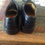Cole Haan Black Lace Up Oxford With Nike Air Heel