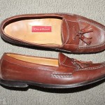 Cole Haan brown leather tassel loafer, size 12 D