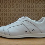 NEW HUGO BOSS BLACK MENS ‘SUMON’ SNEAKERS IN WHITE SIZE US 9, UK 8, EU 42