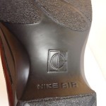 Cole Haan Mens 9 M Santa Barbara Saddle Tan Italian Leather Nike Air Sole $158
