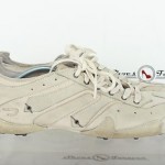 Mens Diesel Stylish Off White Leather Fashion Sneakers Shoes Sz. 12 M