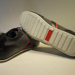$225 Hugo Boss Red Black Mens Trainer Sneakers Thatoz Nylon Leather Size 11