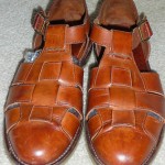 Mens Cole Haan Country Collection Rust Huarache Sandal size 11