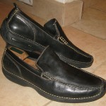 Mens Cole Haan Nike Air Black Leather Classic Loafers sz 11 M