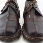 Clarks Brown Leather Lace Up Desert Boots Men Size 9 M