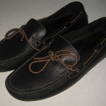 MEN 11 M COLE HAAN BLACK LEATHER DRIVING MOCS SHOES – ULTRA SHARP! -