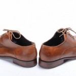 COLE HAAN C09021 NIKE AIR 10 brown leather OXFORD PLAIN LACED BRITISH TAN shoe