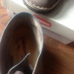 Clarks Desert Boots Taupe Suede Sz 8 Pre Owned