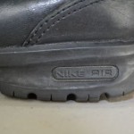 Cole Haan Men’s Black Leather Moccasin Slip On Shoes w/ Nike Air Soles 9M
