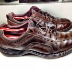 Clarks Brown Oxford leather Lace Up Shoe Mens Size**11 M