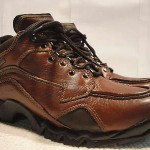 MENS 10 1/2 M TIMBERLAND LEATHER GORE-TEX CASUAL TRAIL HIKING ANKLE LACER BOOTS