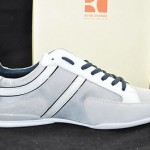 BOSS Hugo Boss “Seattor” Grey Men’s Lace-Up Casual Sneaker Size 12 M EU 45 UK 11
