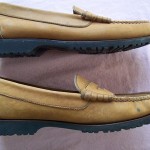 Cole Haan Penny Loafer Light Brown Suede  Casual Dress Shoes Mens 10.5