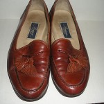 BRAGANO BY  COLE HAAN MEN’S BROWN LEATHER TASSEL LOAFERS SZ 9.5 M