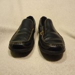 COLE HAAN MEN’S TUCKER VENETIAN BLACK LEATHER SHOE SIZE 10.5M Pre-Owned (dw)