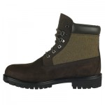 Timberland 6 inch Panel Mens Boots Brown Suede 48517 Sz 11.5 M