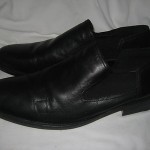 COLE HAAN Men’s Black slip on leather loafers 16 M