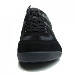 $225 Hugo Boss ORANGE Label Sneakers Mens Black Shoes 13 46 Trainers Walking .5