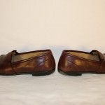 COLE HAAN  Men’s Size 12 LOAFERS Brown Leather SLIP-ON Shoes Fringe Tassle USA