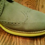 Cole Haan LunarGrand wingtip charcoal gray size 10 mens