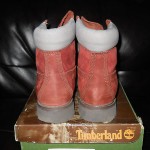 MENS TIMBERLAND 6″ PREMIUM CONSTRUCTION BOOT SIZE 10 – BURGUNDY / GREY