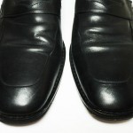COLE HAAN Black Leather Classic Slip-On Loafers – US 10.5 M