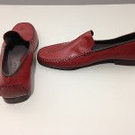 Cole Haan Women Dress Shoes Size 10B Burgundy Leather Slip On Loafers