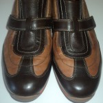 Cole Haan Nike Air Mens Size 8 Leather Casual Sneakers Brown & Caramel Shoes