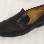 COLE HAAN men’s Slip on Loafer NIKE AIR 11.5  BROWN SHOES 11.5M